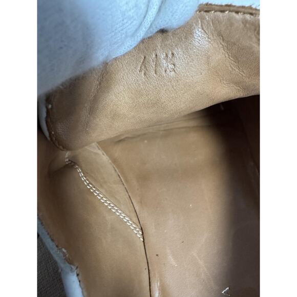 Bottega Veneta Boat Shoes Mens Size 8.5 White Intrecciato Leather Made in Italy main image 3